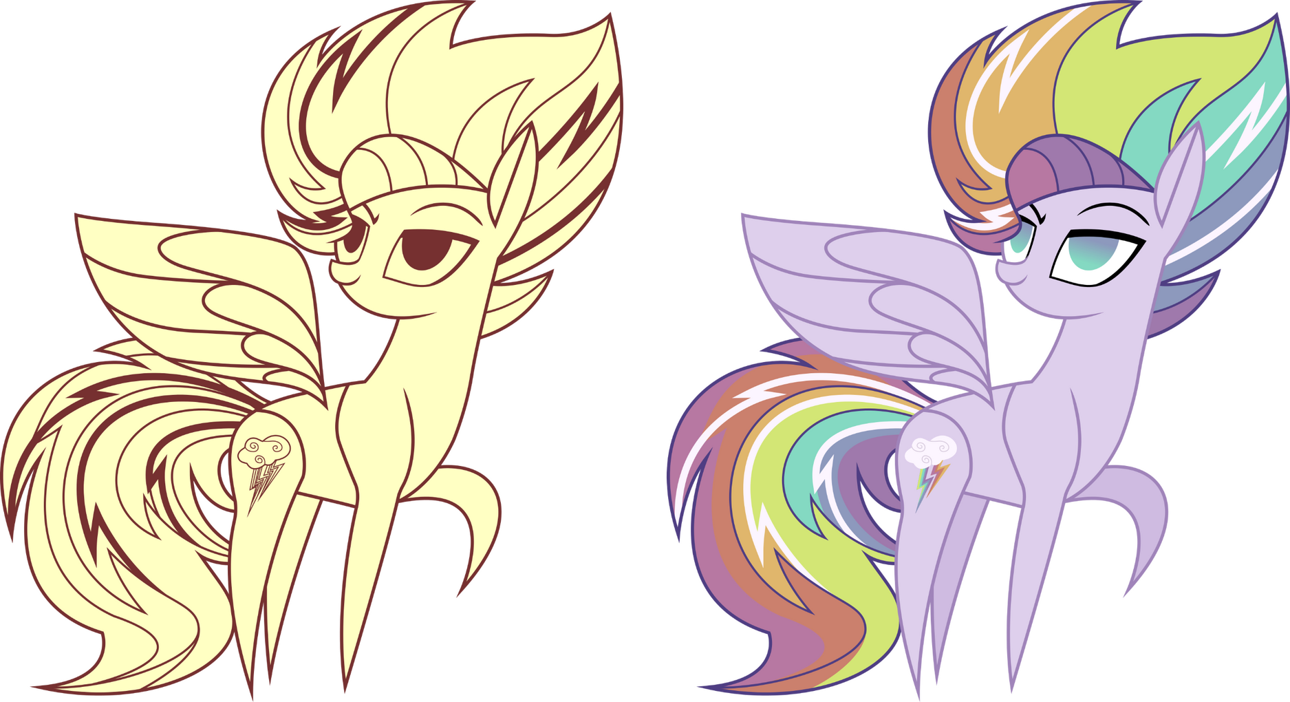 Uncolored and colored will come together.